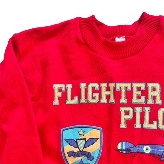 1980s / 90s Red Sweatshirt and Jogger Set / 8-10 Years