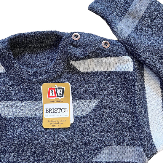 1980's Grey Jumper / 8-10 Years