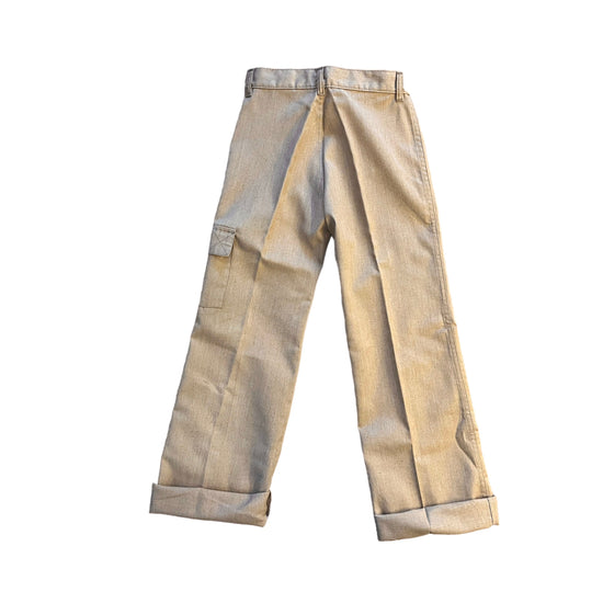 1970s Beige Cargo Pants 8-10Y